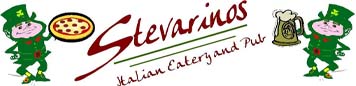 Stevarino's Italian Catering and Pub South Pittsburg TN Logo Header